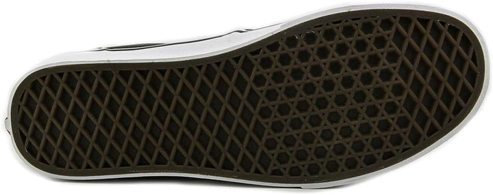 Vans Damen Atwood Low-Top 38 EU Schwarz Canvas Blk Wht 187, 38 EU Schwarz Canvas Blk Wht 187