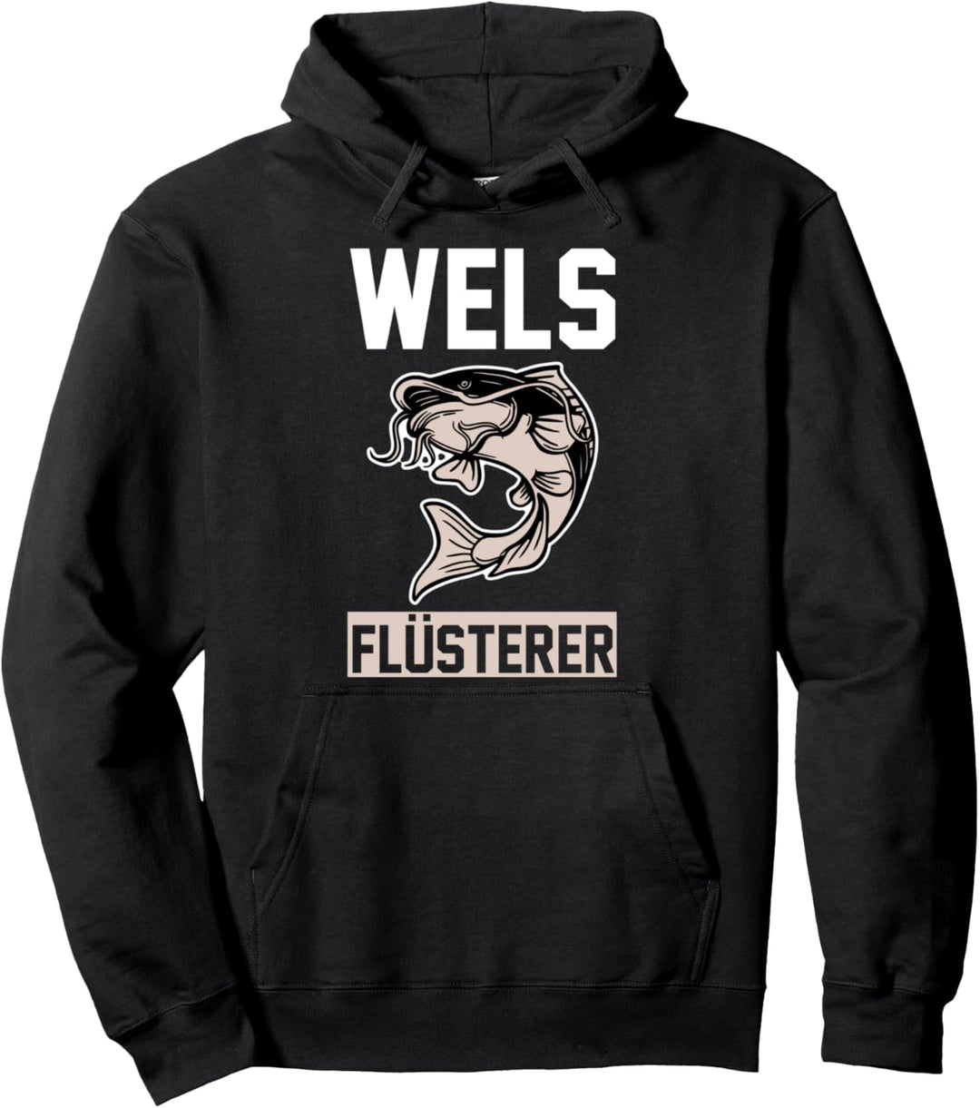 Angeln Angler Wels Flüsterer Fischer Pullover Hoodie