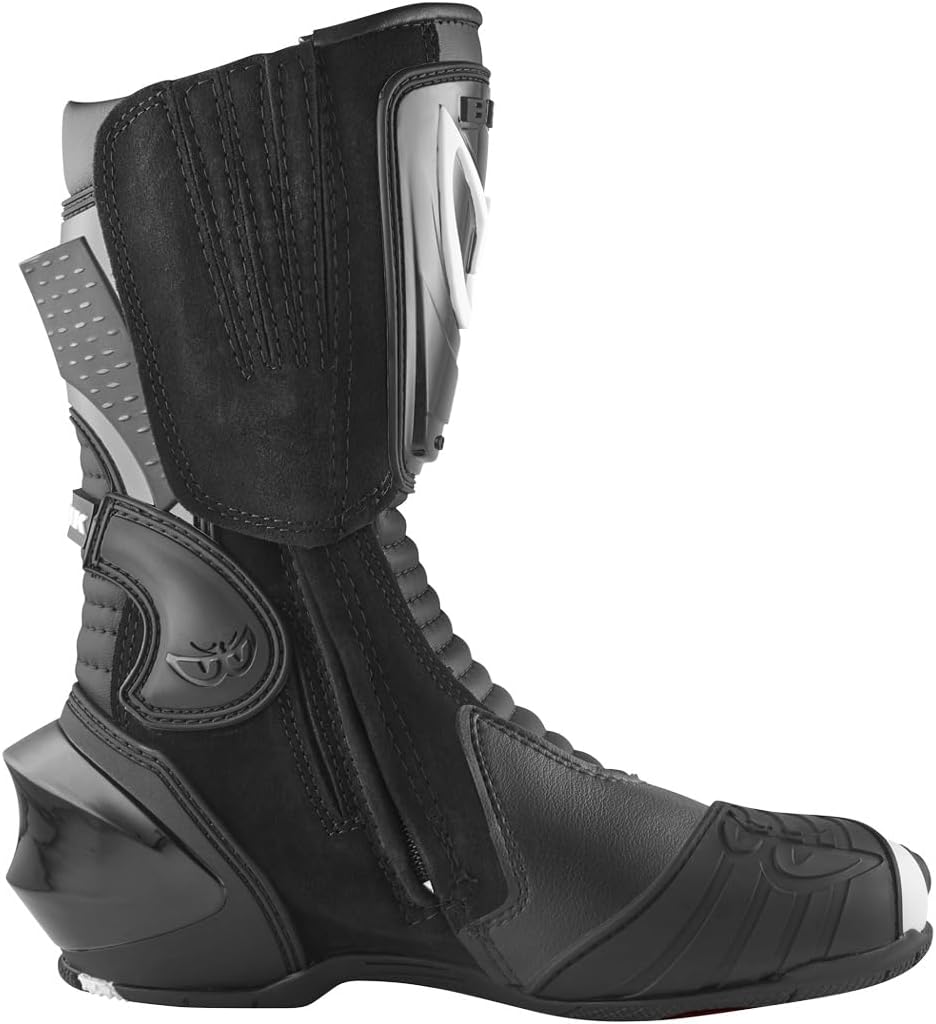 Berik Race-X EVO Motorradstiefel | Sportlicher Fahrkomfort 47 EU Schwarz, 47 EU Schwarz