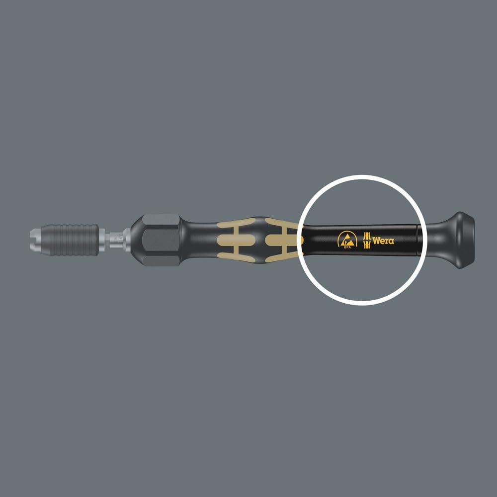 Wera '05074802001 1430 Kraftform Micro ESD einstellbarer Drehmomentschraubendreher mit Schnellwechse