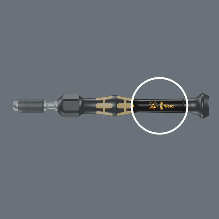Wera '05074802001 1430 Kraftform Micro ESD einstellbarer Drehmomentschraubendreher mit Schnellwechse