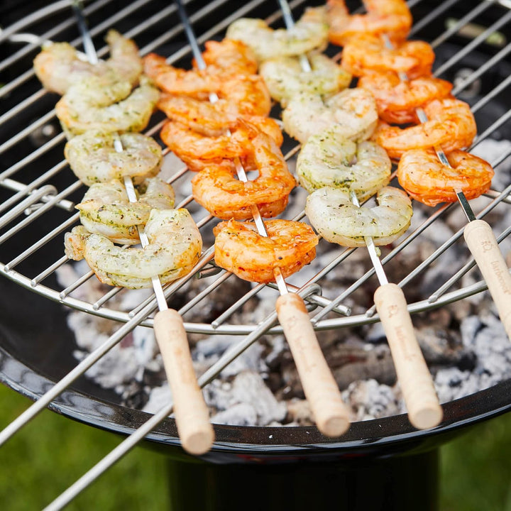 Barbecook Grillrost rund 40 cm mit zwei festen Haltegriffen für Holzkohlegrill, BBQ grill zubehör, e