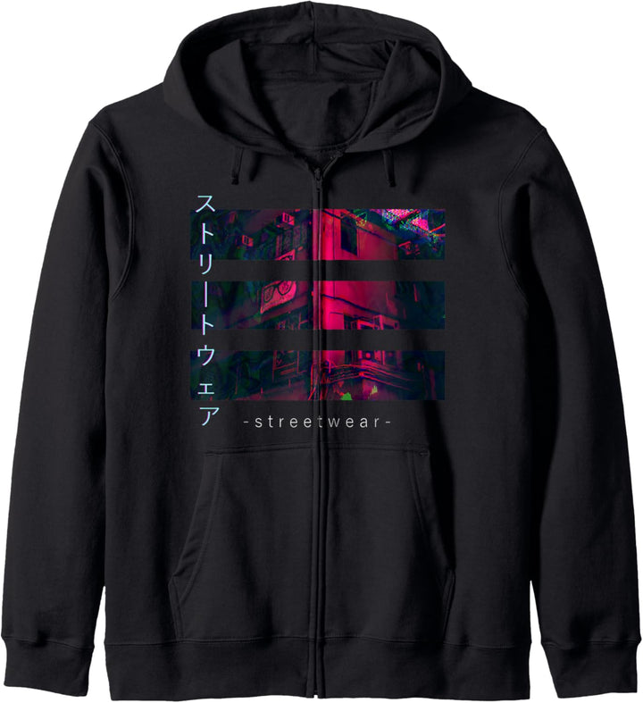 Japan Tokyo House Streetwear Vaporwave Aesthetic Otaku Gift Kapuzenjacke