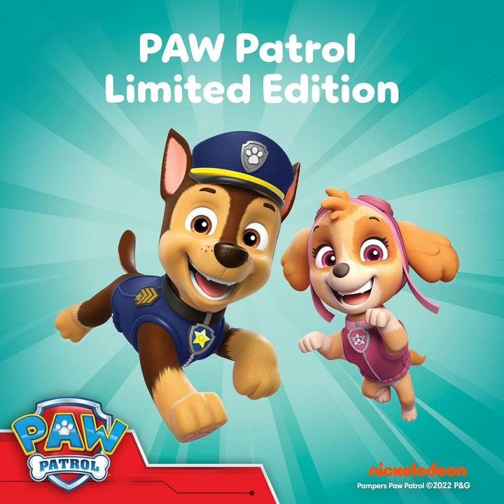 Pampers Windeln Paw Patrol Pants Grösse 4 (9-15kg) Baby-Dry, Maxi mit Stop- und Schutz Täschchen, MO