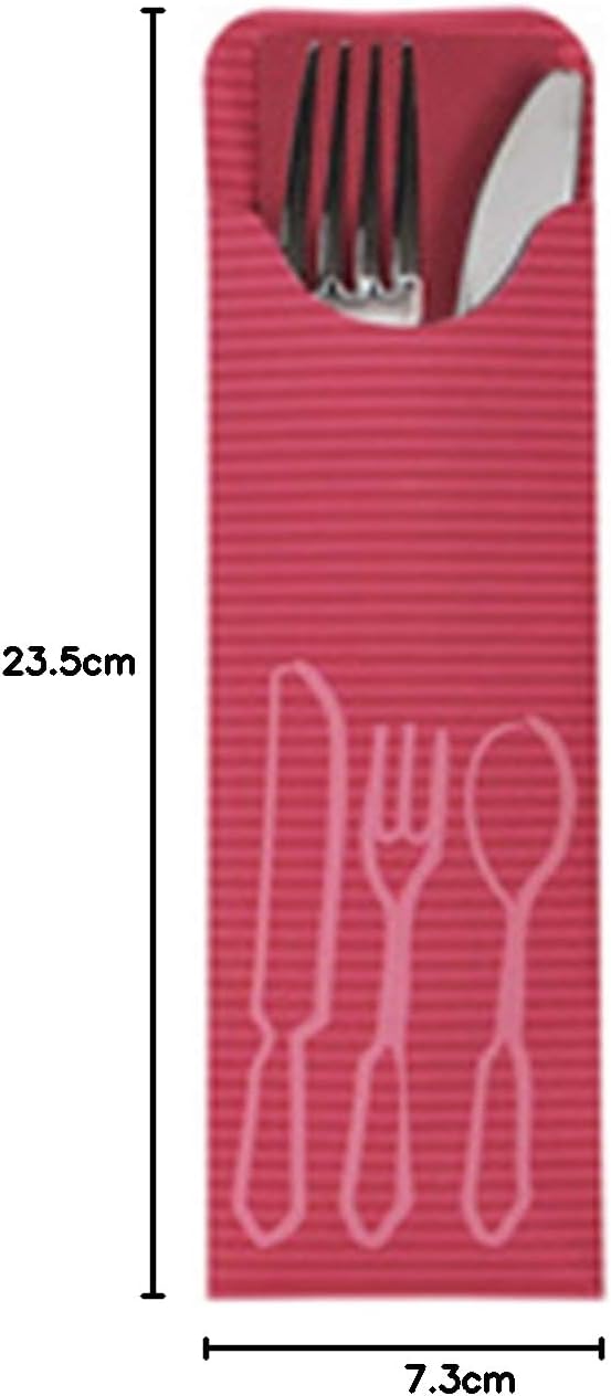 PAPSTAR 81013 Servietten-Taschen, bordeaux