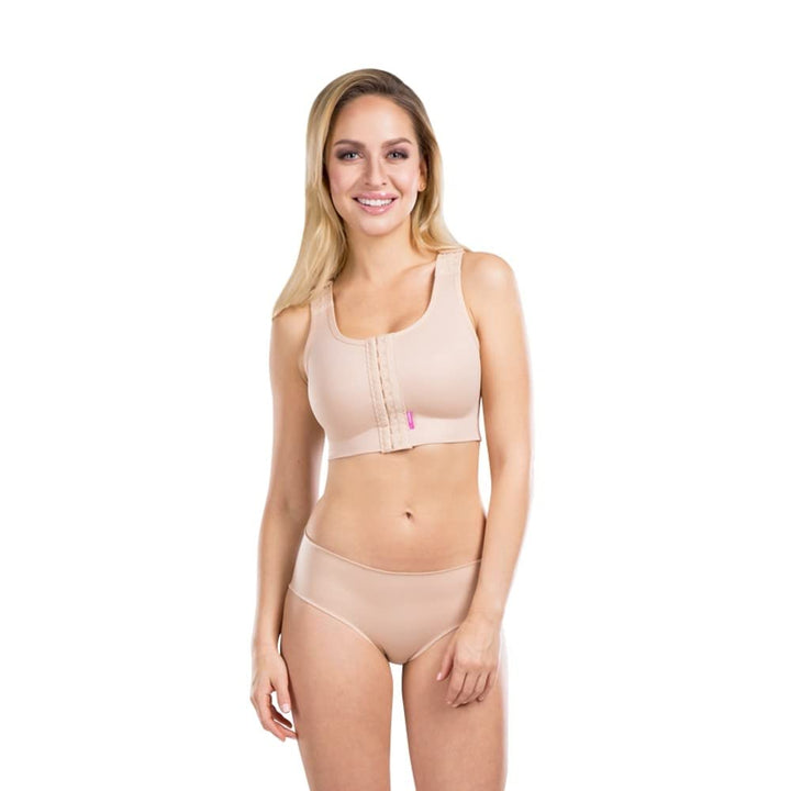 LIPOELASTIC PI Plus postoperativer Kompressions-BH, Beige