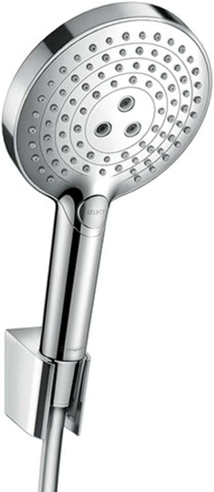 hansgrohe Raindance Select S 120 Duschhalterset inkl. Duschschlauch 1,25m, Chrom Chrom Set mit Braus
