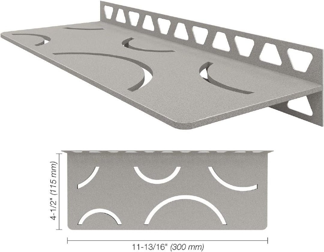 Schlüter SHELF-W-S1 Curve Steingrau, Steingrau