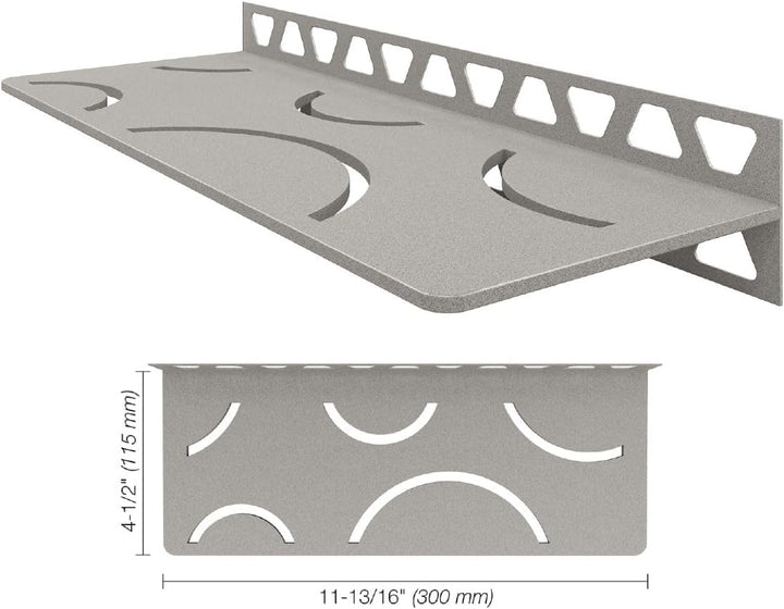 Schlüter SHELF-W-S1 Curve Steingrau, Steingrau