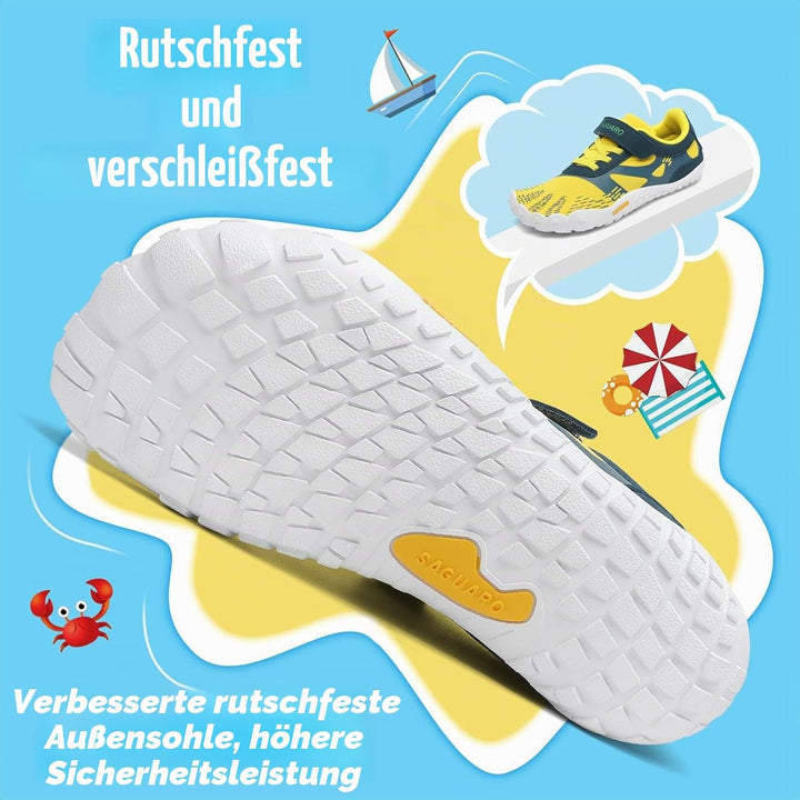 Saguaro Trailschuhe für Kinder, Mädchen, Sportschuhe, atmungsaktiv, rutschfest 24 EU Gelb, 24 EU Gel