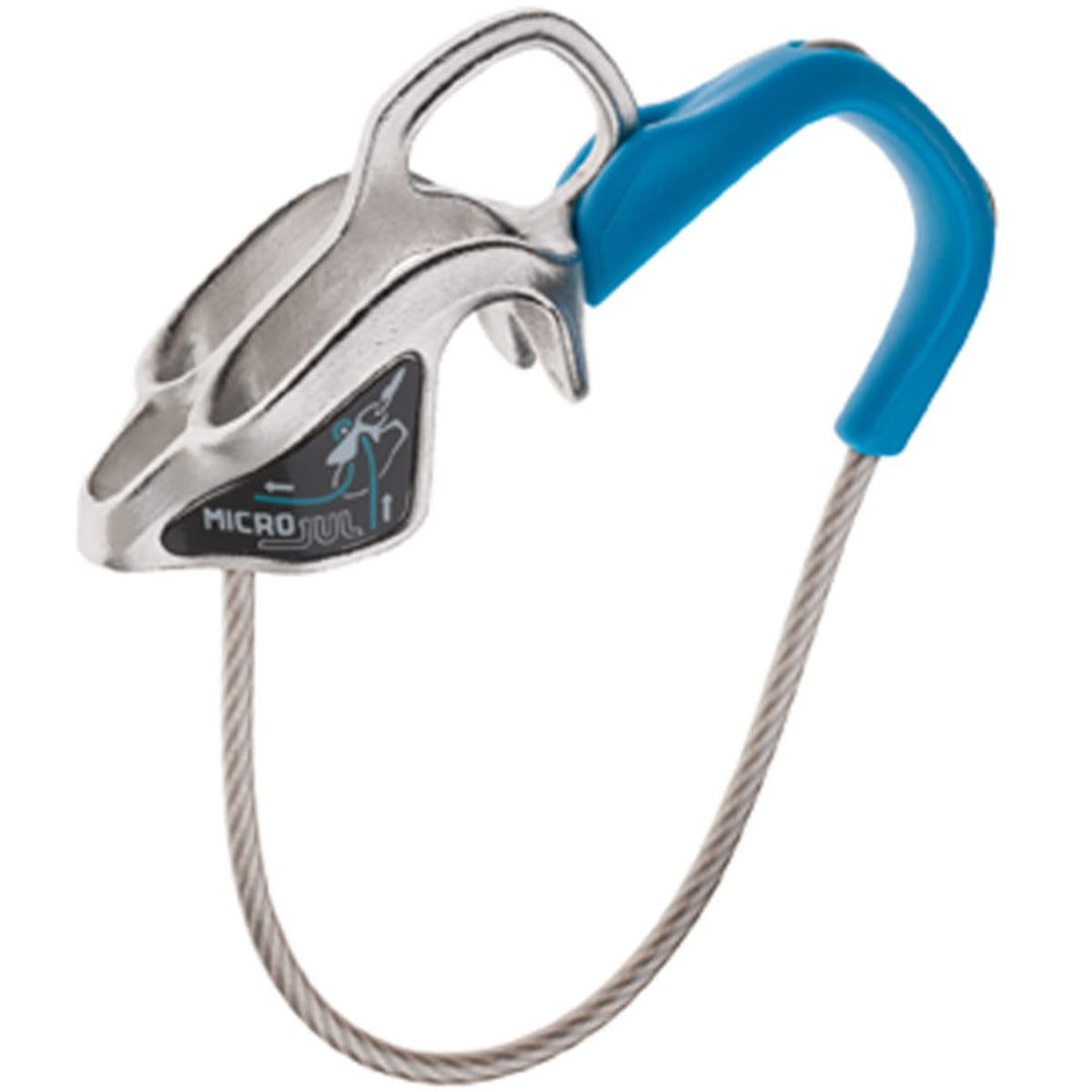 EDELRID Micro Jul Sicherungsgerät Silber/blau