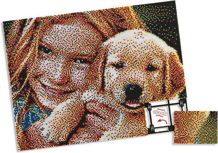 Quercetti 00842 Pixel Photo-16 tab, Steckspiel, Multi