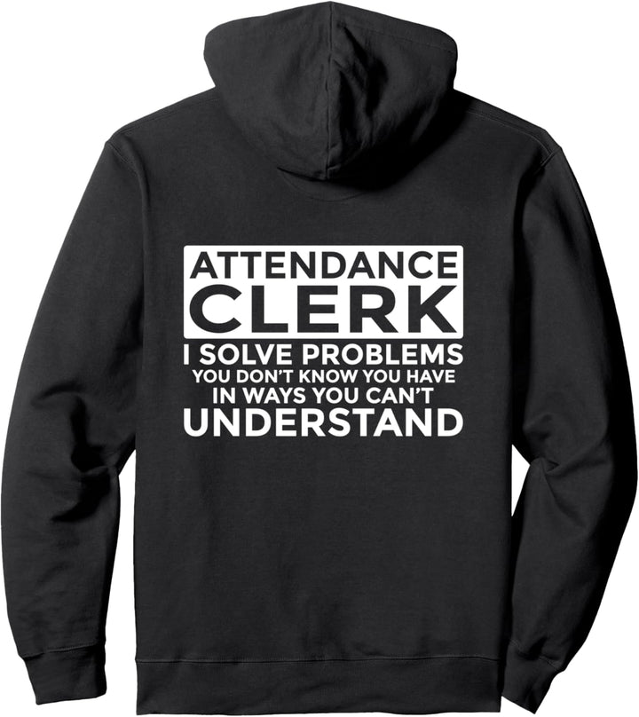 Anwesenheits Sekretärin Probleme lösen Lustiges Pullover Hoodie