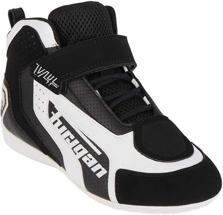 Furygan V4 Vented Motorradschuhe 39 EU Schwarz Weiss, 39 EU Schwarz Weiss