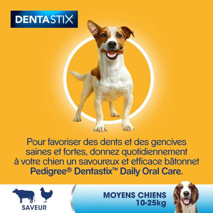 Pedigree Dentastix – Leckerlis für Hunde Moyen chien (10-25kg), Moyen chien (10-25kg)