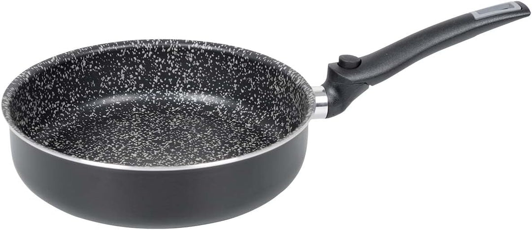 bo-camp Turn Schmorpfanne 24 cm, schwarz 24 cm Schwarz - Schwarz, 24 cm Schwarz - Schwarz