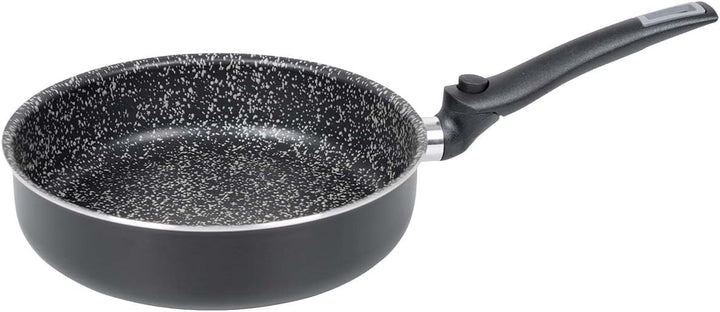bo-camp Turn Schmorpfanne 24 cm, schwarz 24 cm Schwarz - Schwarz, 24 cm Schwarz - Schwarz