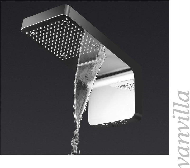 vanvilla Duschsystem mit Unterputz Duscharmatur von Hansgrohe Ecostat E Thermostat und vanvilla Rege