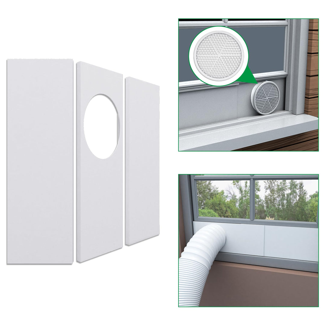 Forestchill Tragbares Fensterdichtungsplatten-Set für Klimaanlage, für Abluftschlauch, 12.7 cm Durch