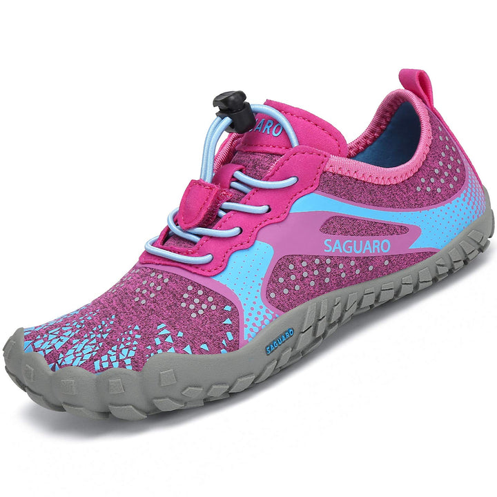SAGUARO Unisex-Kinder Barfussschuhe Schnell Trocknend Wanderschuhe Leicht Laufschuhe Gr.24-36 24 EU