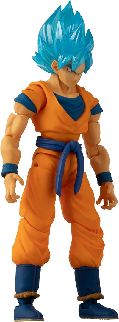 BANDAI Dragon Ball Evolve Blue Goku Anime-Figur, Dragon Ball Super Blue Goku Anime-Spielzeugfigur, A