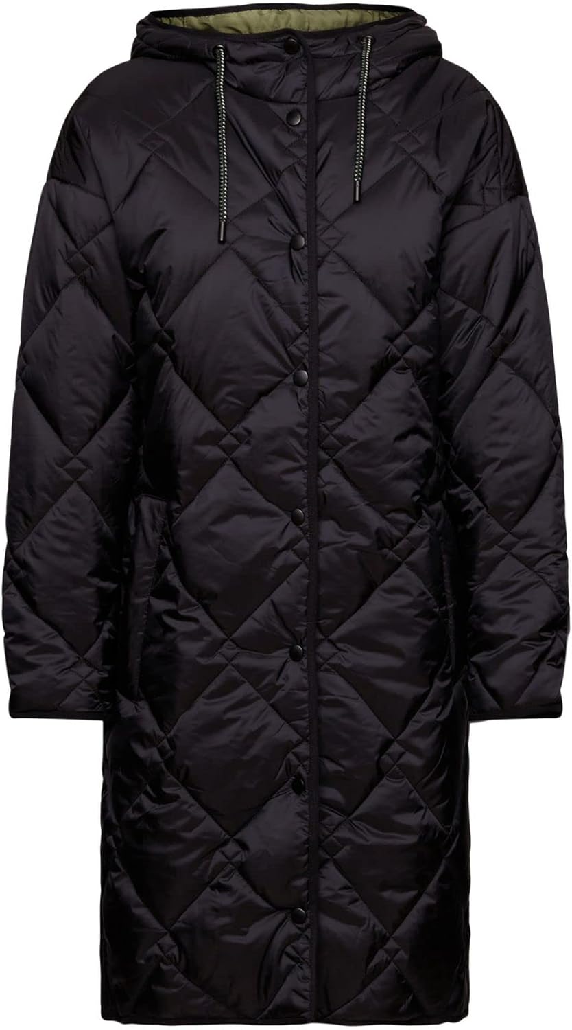 edc by Esprit Steppmantel mit Kapuze XL 001/BLACK, XL 001/BLACK