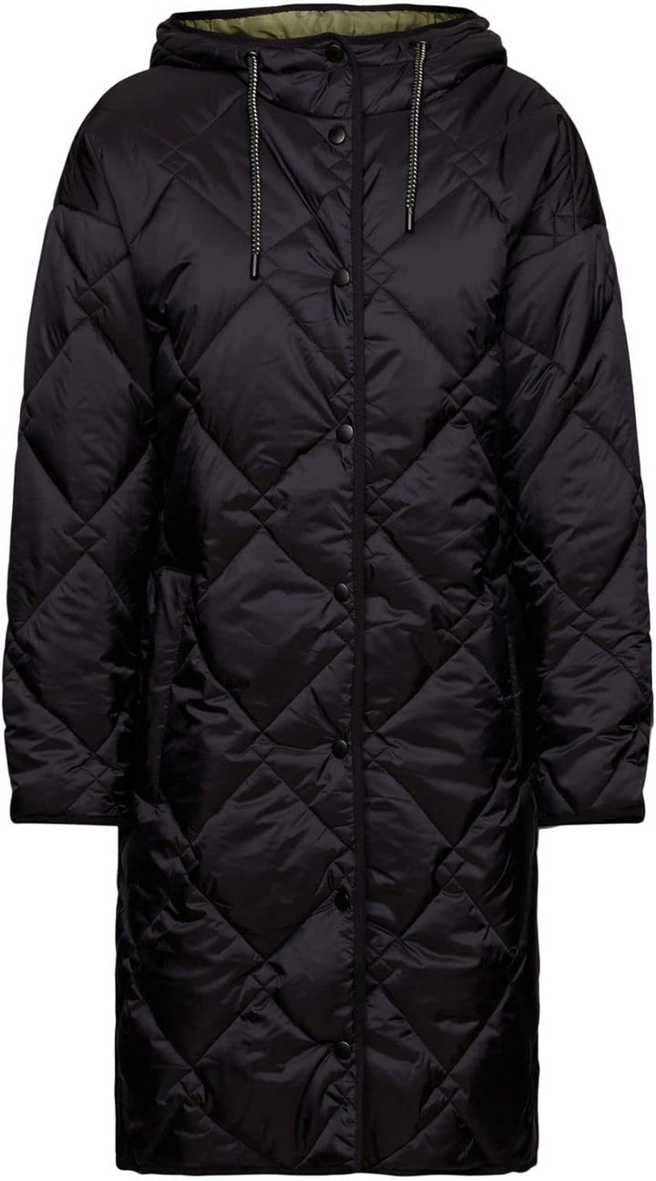 edc by Esprit Steppmantel mit Kapuze XL 001/BLACK, XL 001/BLACK