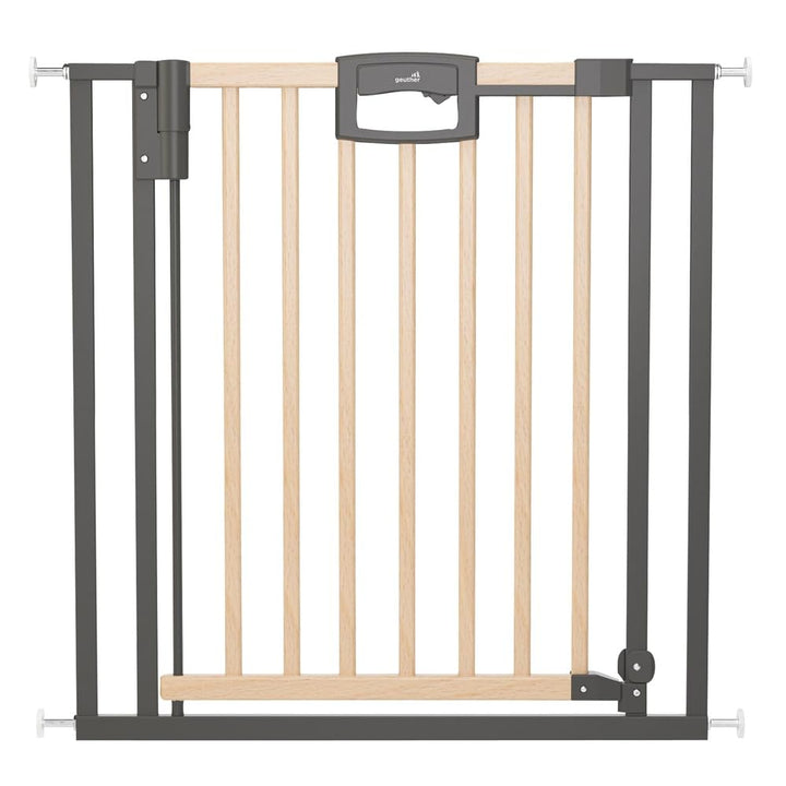 Geuther Türschutzgitter Easylock Plus | Treppenschutzgitter ohne Bohren Breite 104,5-112,5 cm | Türg