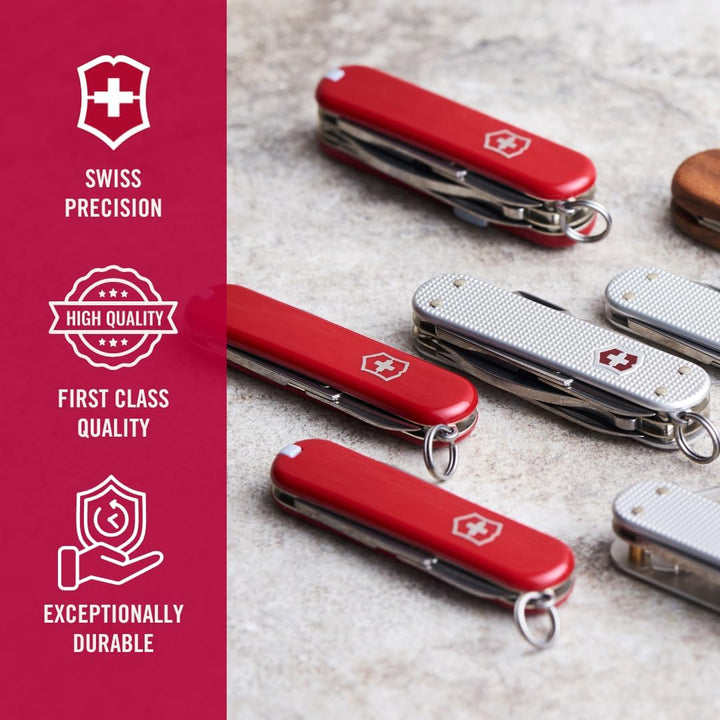 Victorinox Schweizer Taschenmesser, Bantam, Swiss Army Knife, Multitool, 8 Funktionen, Klinge, Dosen