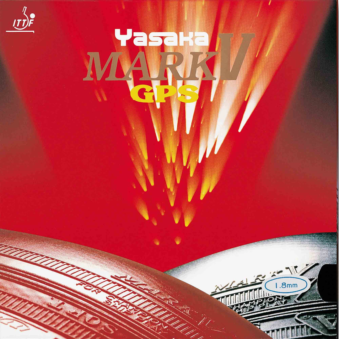 Yasaka Belag Mark V GPS 1,8 mm, schwarz 1,8 mm, schwarz, 1,8 mm, schwarz 1,8 mm, schwarz