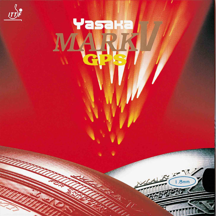 Yasaka Belag Mark V GPS 1,8 mm, schwarz 1,8 mm, schwarz, 1,8 mm, schwarz 1,8 mm, schwarz