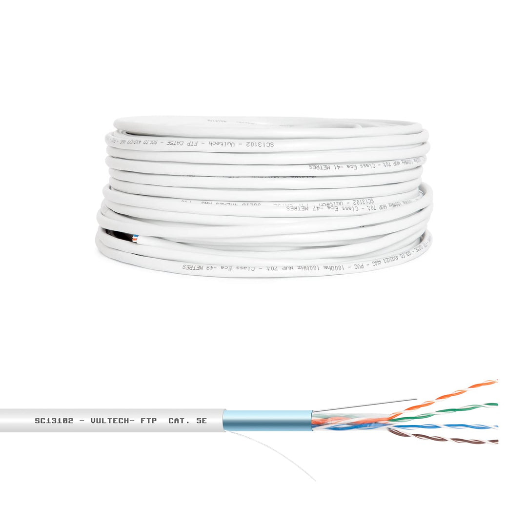 Vultech SC13102 – 50 Netzwerk-Kabel 50 metri Cat.5e FTP, 50 metri Cat.5e FTP