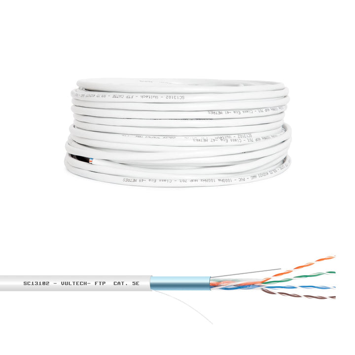 Vultech SC13102 – 50 Netzwerk-Kabel 50 metri Cat.5e FTP, 50 metri Cat.5e FTP