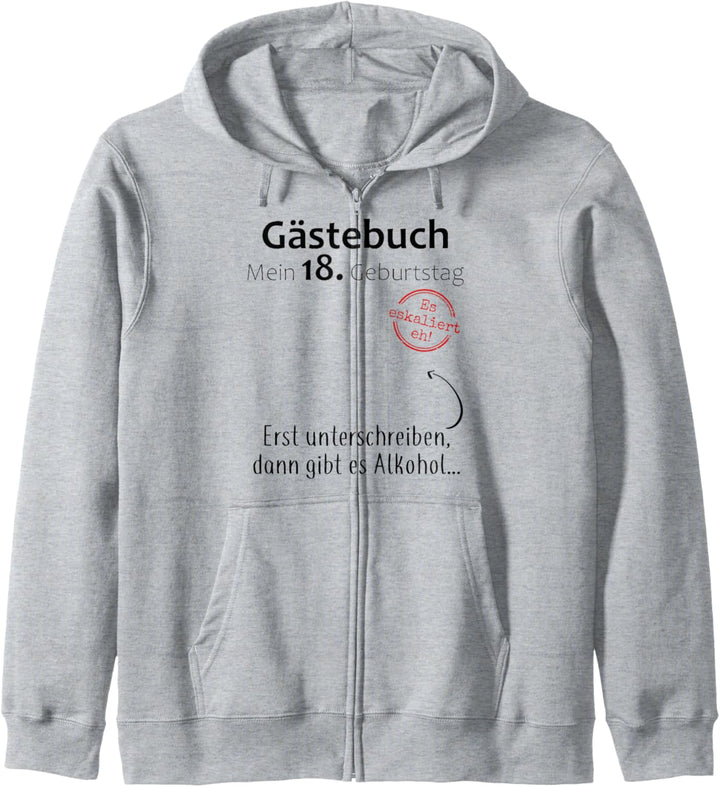 18. Geburtstag Junge Mädchen 18 Jahre 2006 Lustig Geschenk Kapuzenjacke