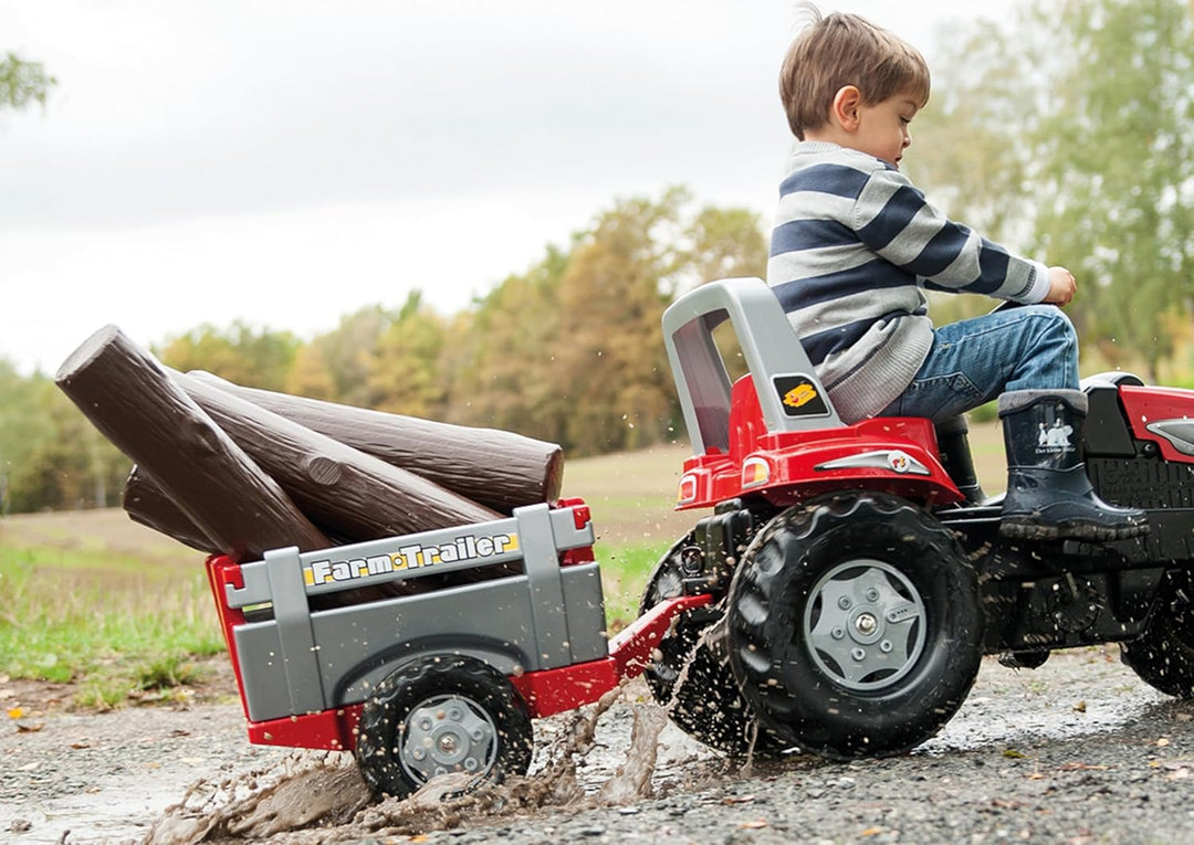Rolly Toys S2612209 rollyFarm Trailer Anhänger Kinderfahrzeuge (Alter 2,5-10 Jahre, Heckklappe, Eina