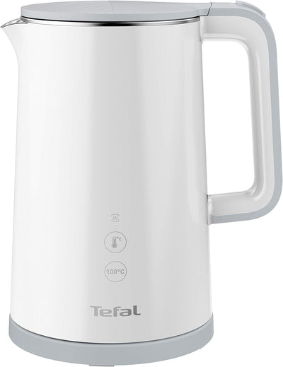 Tefal KO6931 Sense Wasserkocher | 1,5 Liter Kapazität | Digitalanzeige | 5 Temperaturstufen weiss &