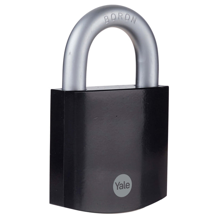 Yale - Y300B/63/127/1 Maximale Sicherheit 62mm gehärteter Stahlhülle - Schwarz - offener Bügel aus B