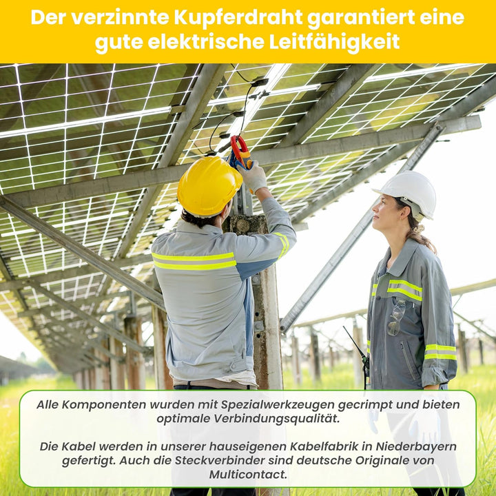 Offgridtec 5m 4mm² Solar-Verlängerungskabel mit Solarstecker, 5m