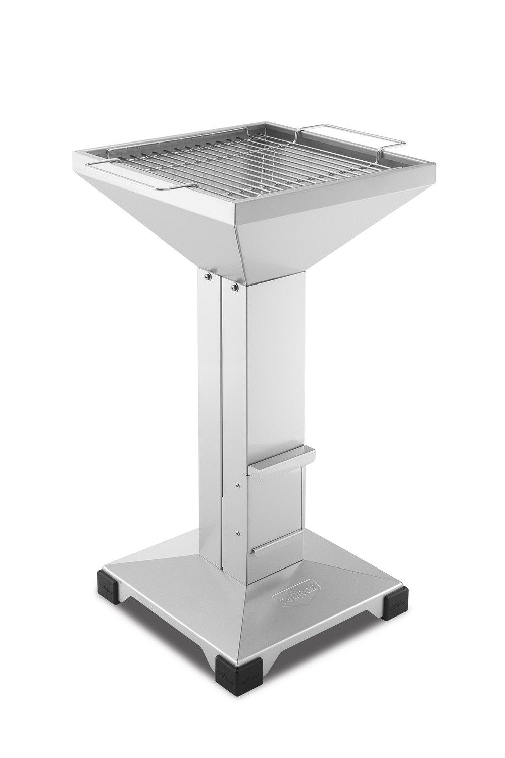 THÜROS T2 Plattenfuss Edelstahl Holzkohle Gartengrill