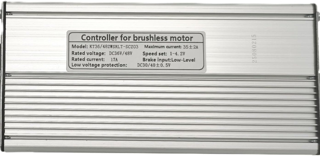 KT 35A 36V/48V Dual-Modus-E-Bike-Controller mit Rechteckwelle und LCD-Display, Unterstützt Sensorlos