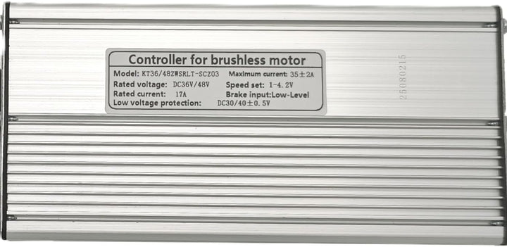KT 35A 36V/48V Dual-Modus-E-Bike-Controller mit Rechteckwelle und LCD-Display, Unterstützt Sensorlos