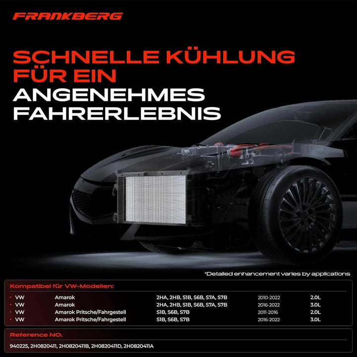 Frankberg Kondensator Klimaanlage mit Trockner Kompatibel mit A.m.a.r.o.k 2.0L 3.0L Benzin Diesel 20