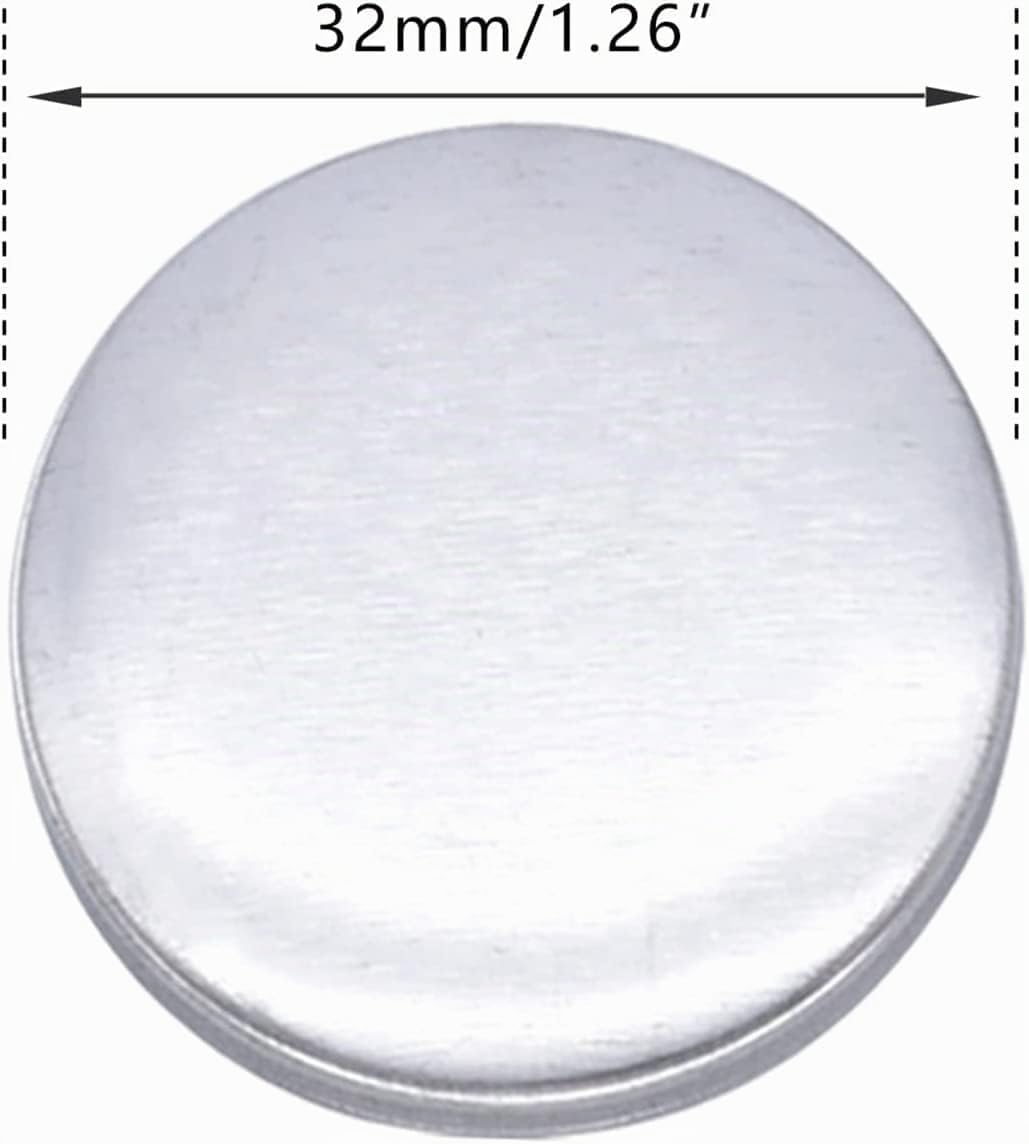 Buttonrohlinge, 200er Set 32mm DIY Pins Buttons Design EIN Abzeichen, Buttons Selber Machen, Button-