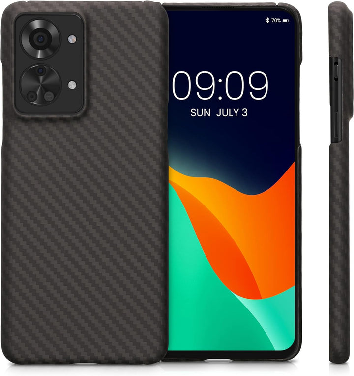 kalibri Schutzhülle kompatibel mit OnePlus Nord 2T 5G - Hülle Aramid - Handy Cover Case Handyhülle S