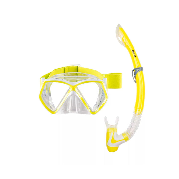 Mares Pirate-Neon Kinder Schnorchelset Tauchbrille und Schnorchel Gelb, Gelb