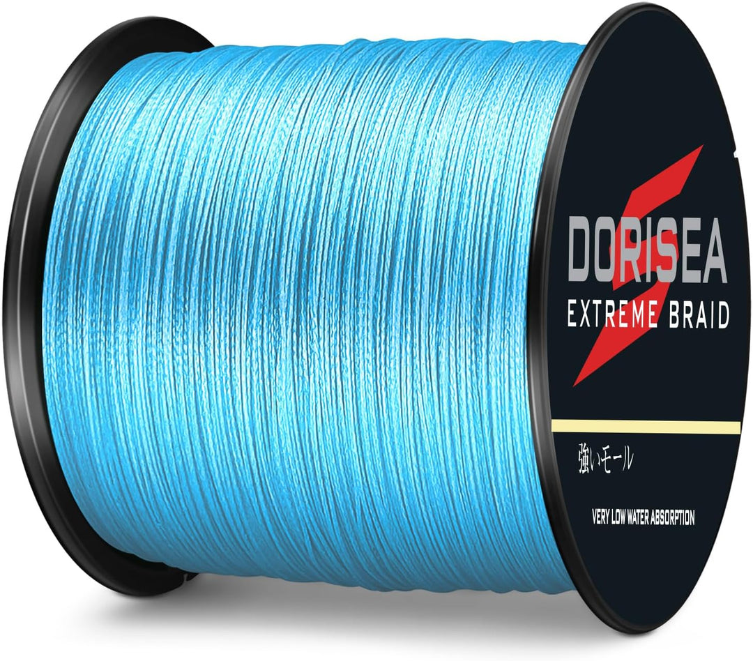 DORISEA Extreme Braid 100% PE 300 m geflochtene Angelschnur 2,7–250 kg Test-Angeldraht, Angelschnur,