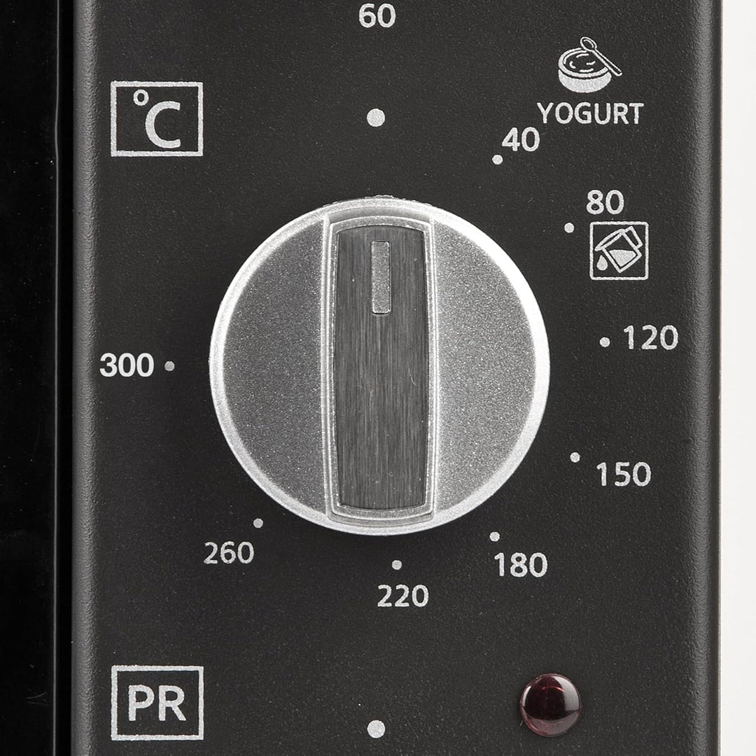G3 Ferrari G10147 Rostò Titanium 37, Umluft-Elektrobackofen, 37 L, 1500 W, bis 300 °C, 5 Garprogramm