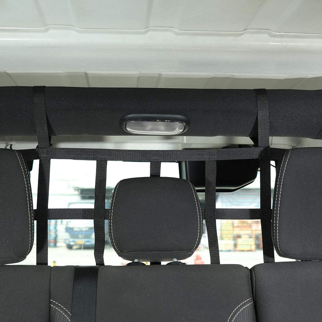 Haustiernetz, Fahrzeug-Sicherheitsnetz, Hundebarriere für Jeep Wrangler JK JL 4-Türer 2007-2025, pas