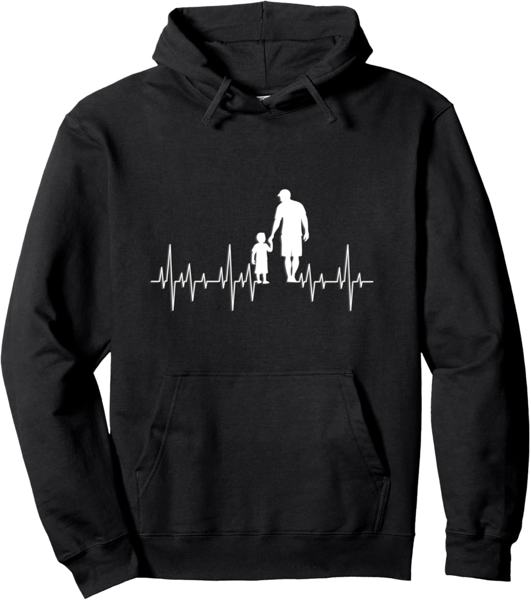 Papatag Tochter Mann Sohn Opa Vati Vater Herzschlag Pullover Hoodie