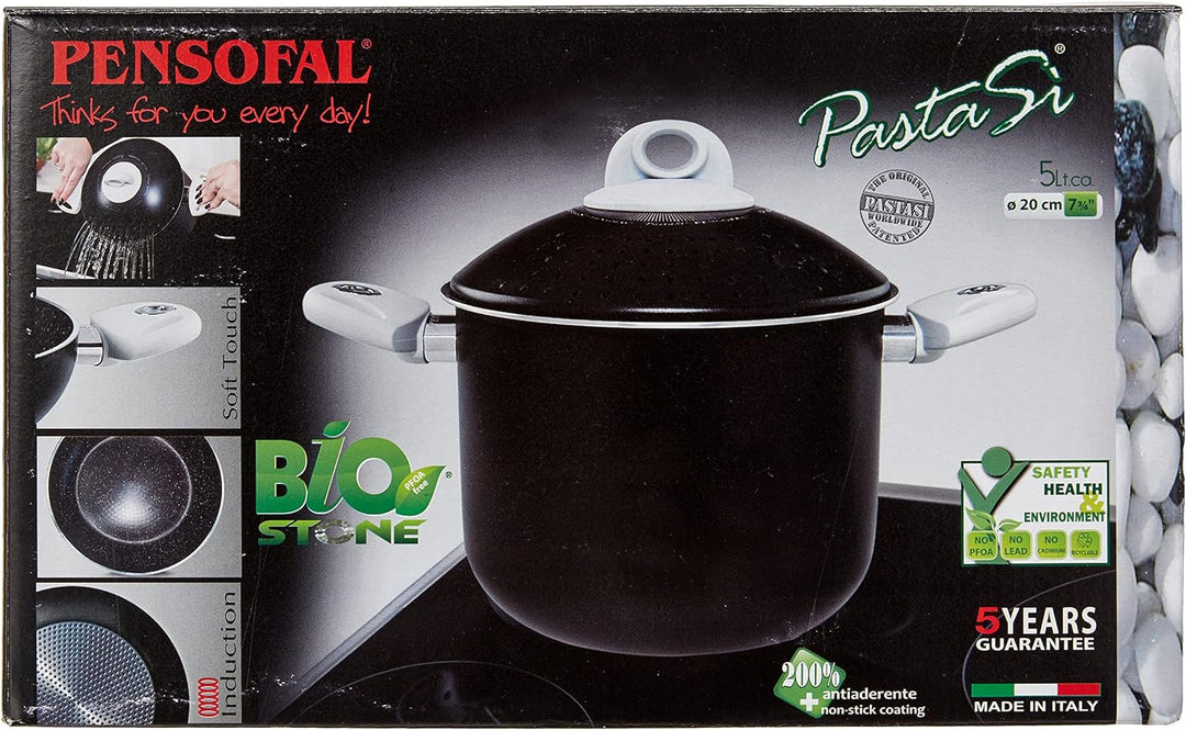 Pensofal, Serie Biostone, Topf Pastasì 5 Litri - 20 cm